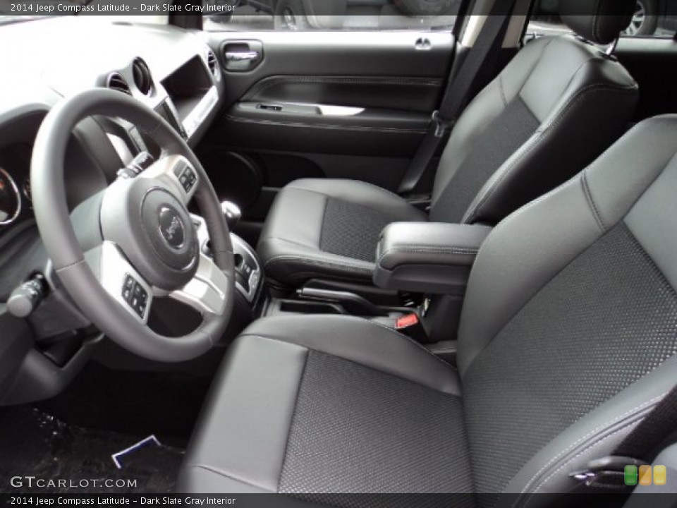 Dark Slate Gray Interior Front Seat for the 2014 Jeep Compass Latitude #83676604