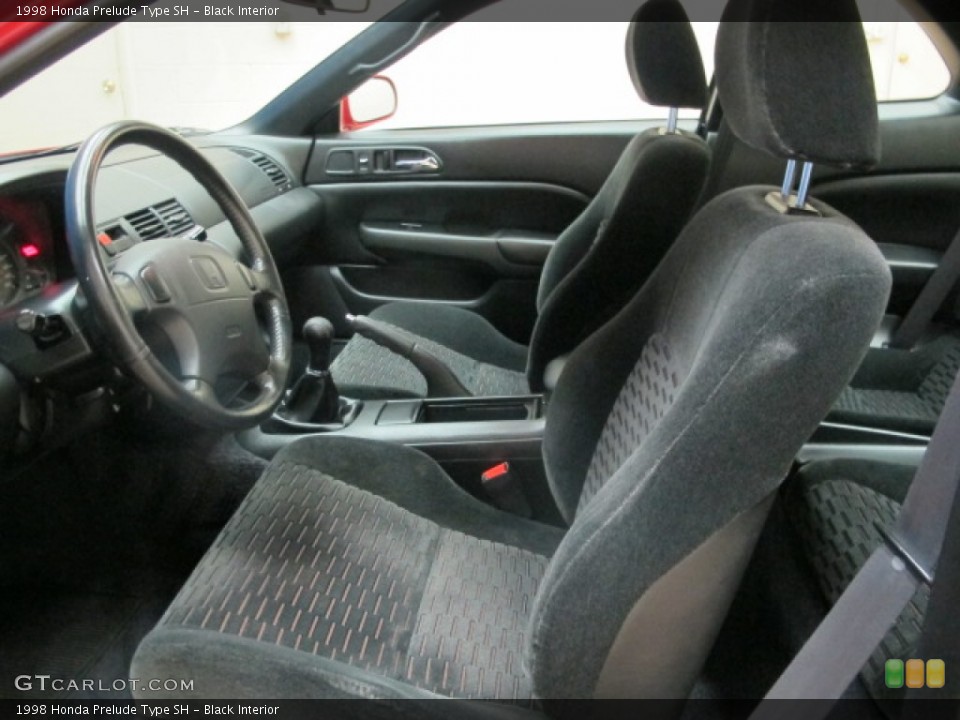 Black Interior Front Seat for the 1998 Honda Prelude Type SH #83679838