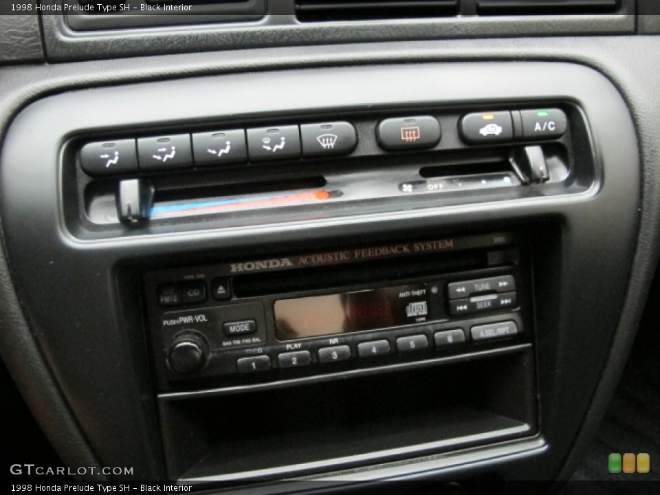 Black Interior Controls for the 1998 Honda Prelude Type SH #83679952