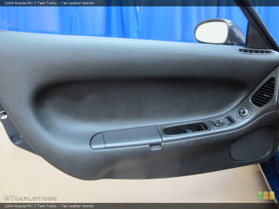 Tan Leather Interior Door Panel for the 1994 Mazda RX-7 Twin Turbo #83680455