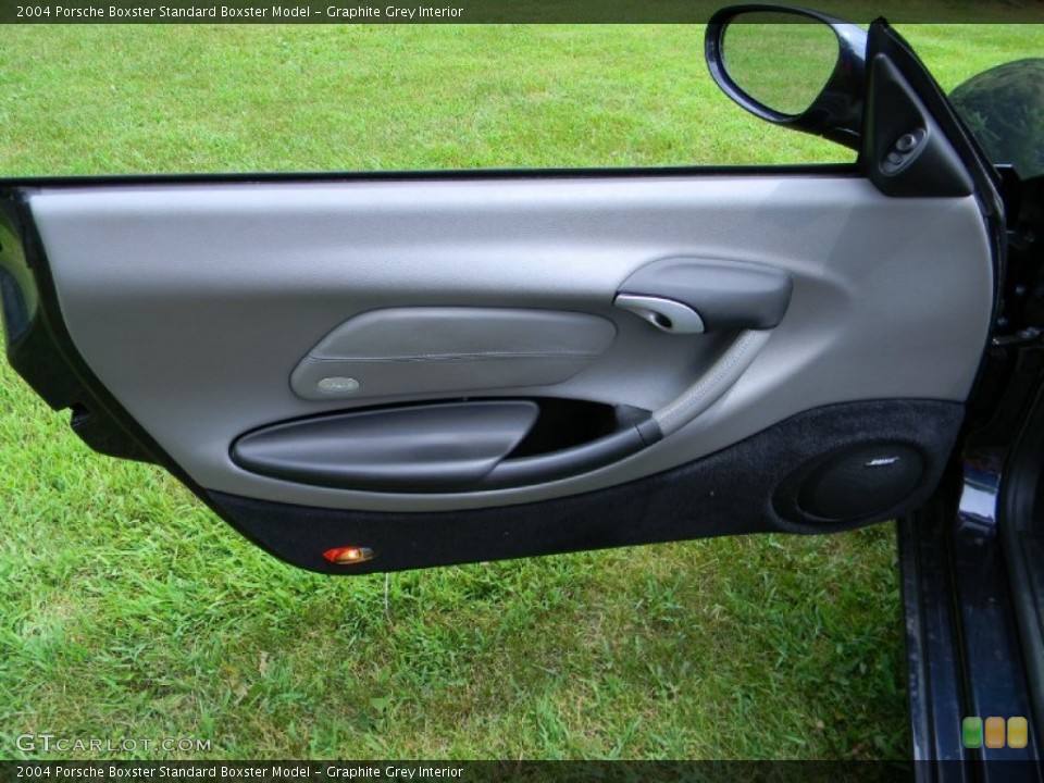 Graphite Grey Interior Door Panel for the 2004 Porsche Boxster  #83683216
