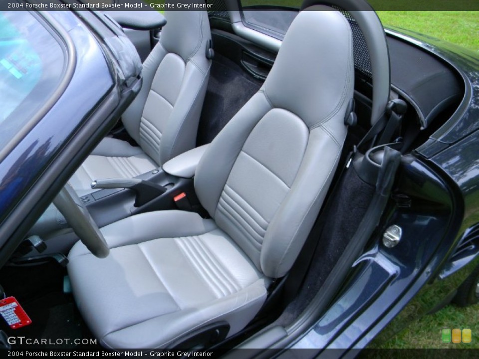 Graphite Grey Interior Front Seat for the 2004 Porsche Boxster  #83683225