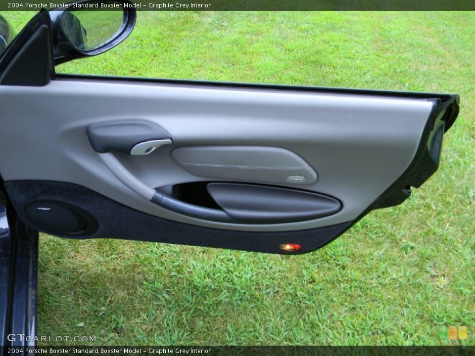Graphite Grey Interior Door Panel for the 2004 Porsche Boxster  #83683246