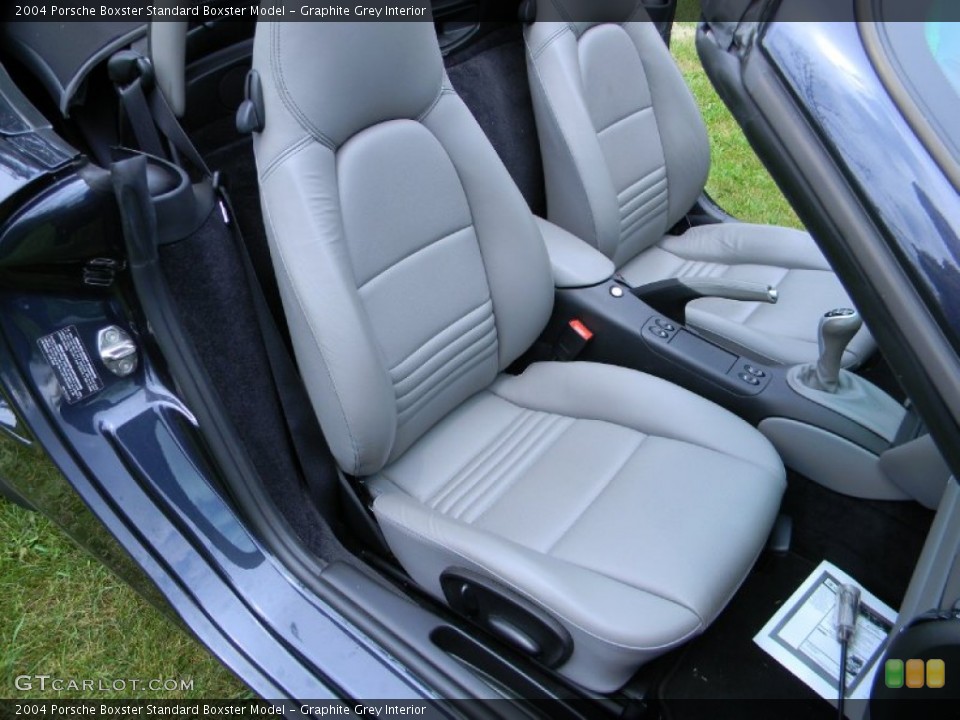 Graphite Grey Interior Front Seat for the 2004 Porsche Boxster  #83683258