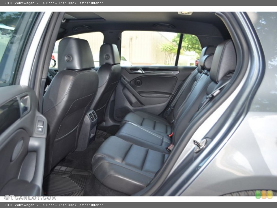 Titan Black Leather Interior Rear Seat for the 2010 Volkswagen GTI 4 Door #83685298