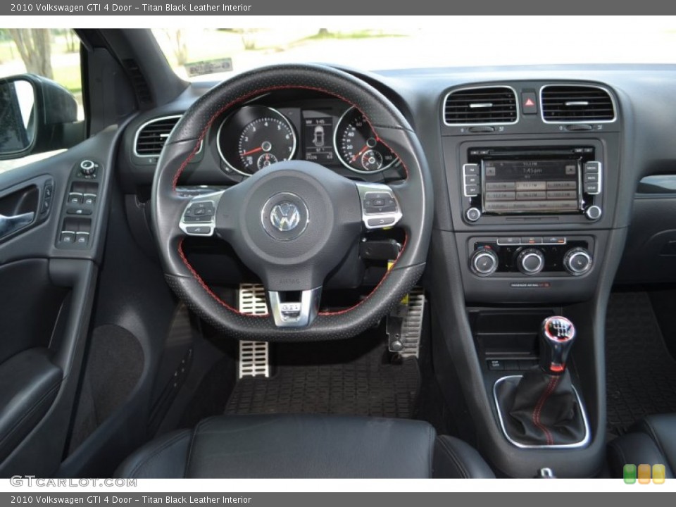 Titan Black Leather Interior Dashboard for the 2010 Volkswagen GTI 4 Door #83685325