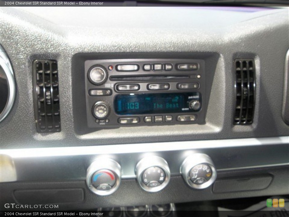 Ebony Interior Audio System for the 2004 Chevrolet SSR  #83688451
