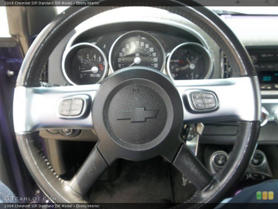 Ebony Interior Steering Wheel for the 2004 Chevrolet SSR  #83688463