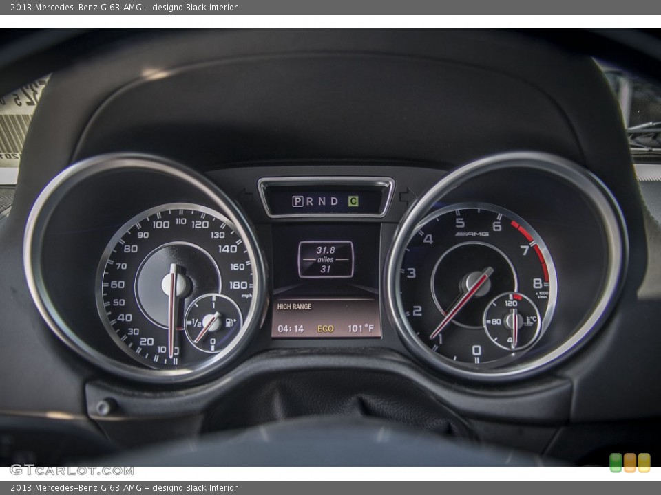 designo Black Interior Gauges for the 2013 Mercedes-Benz G 63 AMG #83690725