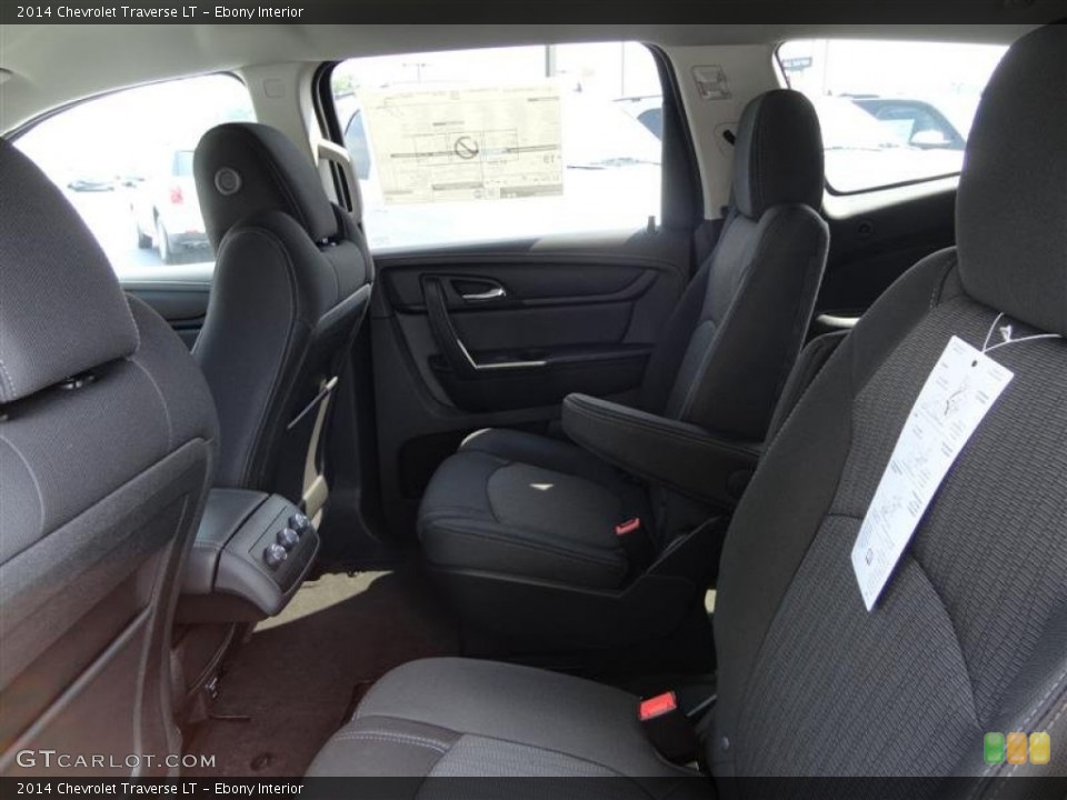 Ebony Interior Rear Seat for the 2014 Chevrolet Traverse LT #83693263