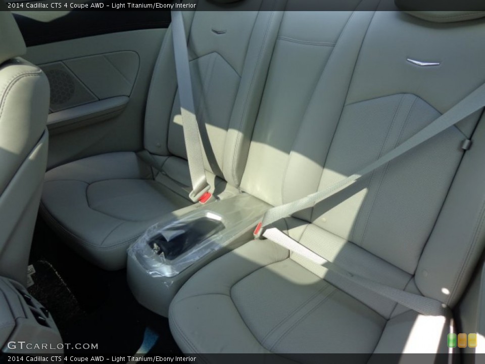 Light Titanium/Ebony Interior Rear Seat for the 2014 Cadillac CTS 4 Coupe AWD #83693347