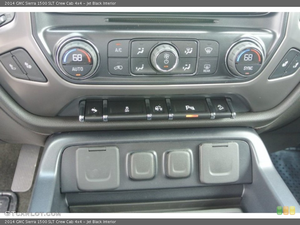 Jet Black Interior Controls for the 2014 GMC Sierra 1500 SLT Crew Cab 4x4 #83693743