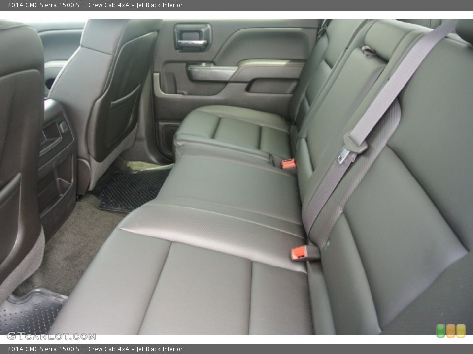 Jet Black Interior Rear Seat for the 2014 GMC Sierra 1500 SLT Crew Cab 4x4 #83693818