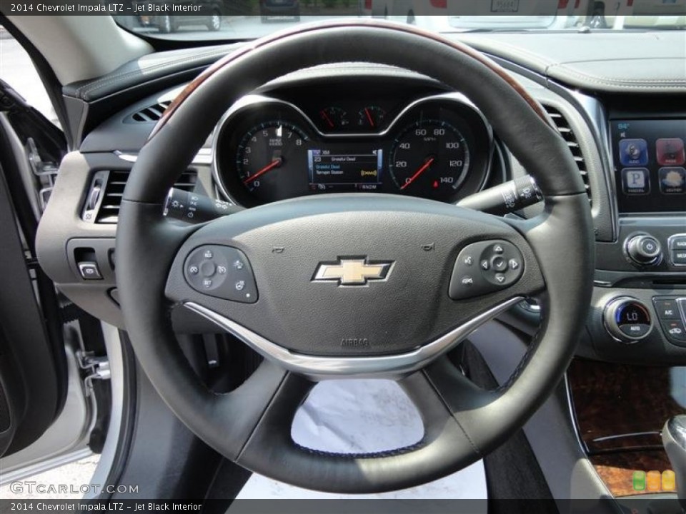 Jet Black Interior Steering Wheel for the 2014 Chevrolet Impala LTZ #83693911