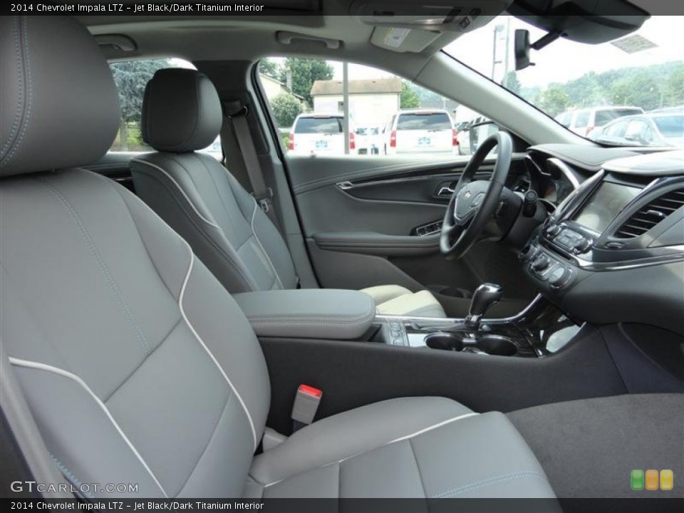 Jet Black/Dark Titanium Interior Front Seat for the 2014 Chevrolet Impala LTZ #83694115