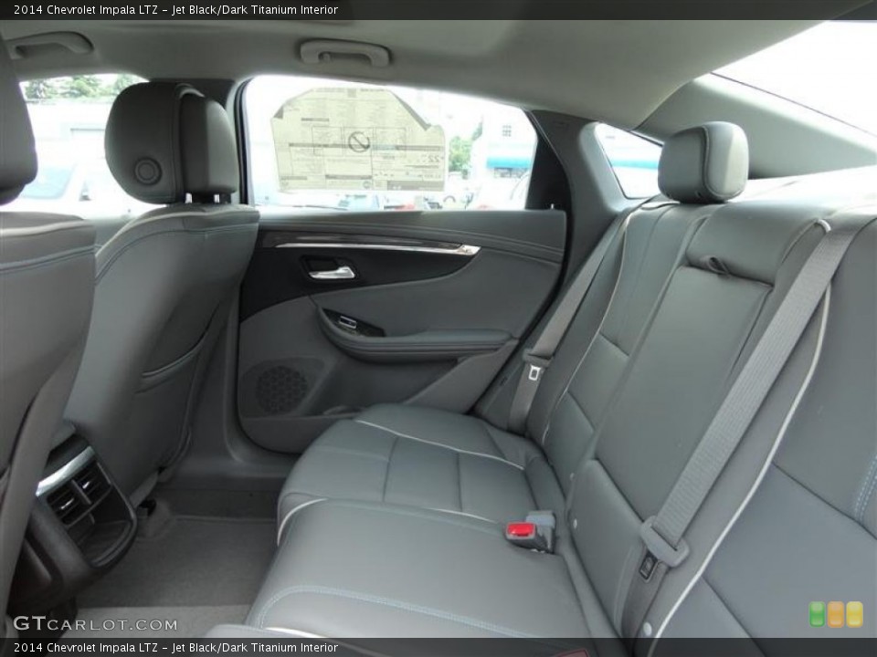Jet Black/Dark Titanium Interior Rear Seat for the 2014 Chevrolet Impala LTZ #83694166