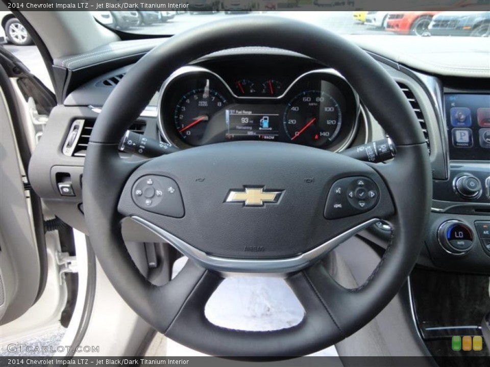 Jet Black/Dark Titanium Interior Steering Wheel for the 2014 Chevrolet Impala LTZ #83694214