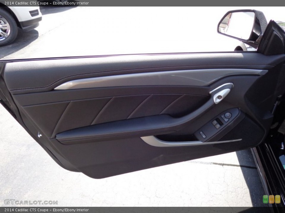 Ebony/Ebony Interior Door Panel for the 2014 Cadillac CTS Coupe #83694313