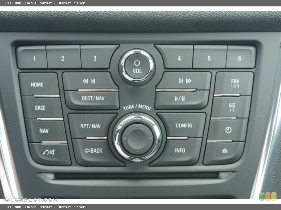 Titanium Interior Controls for the 2013 Buick Encore Premium #83695420