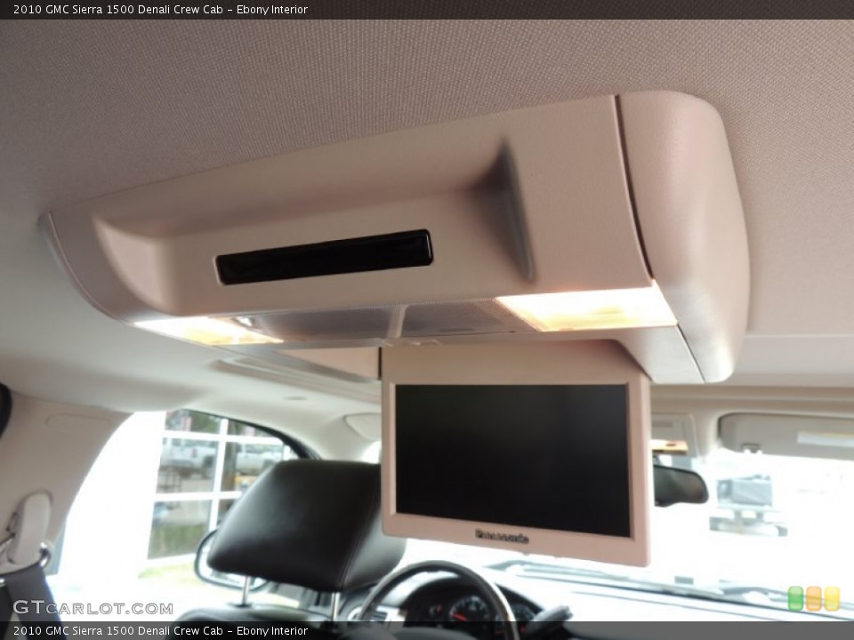 Ebony Interior Entertainment System for the 2010 GMC Sierra 1500 Denali Crew Cab #83697292
