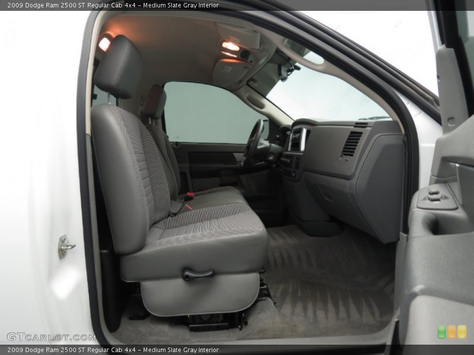 Medium Slate Gray Interior Front Seat for the 2009 Dodge Ram 2500 ST Regular Cab 4x4 #83698456