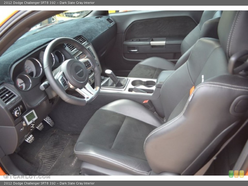 Dark Slate Gray Interior Photo for the 2012 Dodge Challenger SRT8 392 #83702047