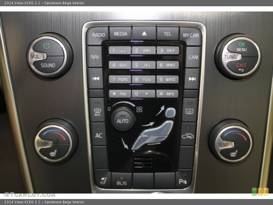 Sandstone Beige Interior Controls for the 2014 Volvo XC60 3.2 #83702578
