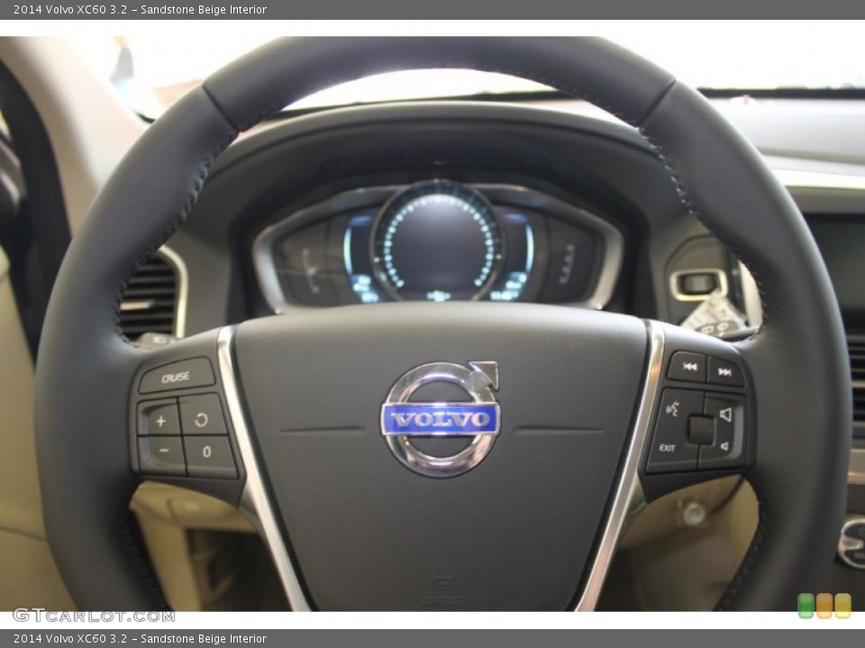 Sandstone Beige Interior Steering Wheel for the 2014 Volvo XC60 3.2 #83702602