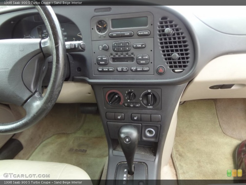 Sand Beige Interior Controls for the 1998 Saab 900 S Turbo Coupe #83702962