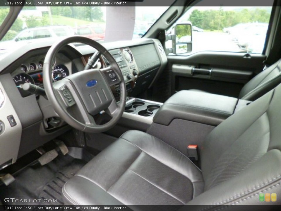 Black 2012 Ford F450 Super Duty Interiors