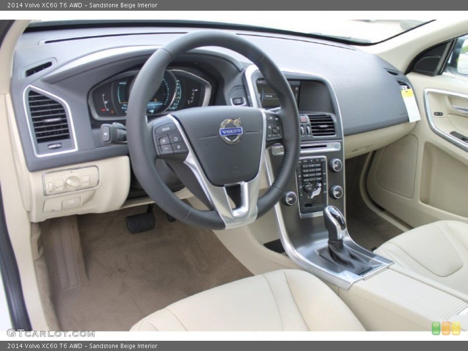 Sandstone Beige Interior Photo for the 2014 Volvo XC60 T6 AWD #83703271
