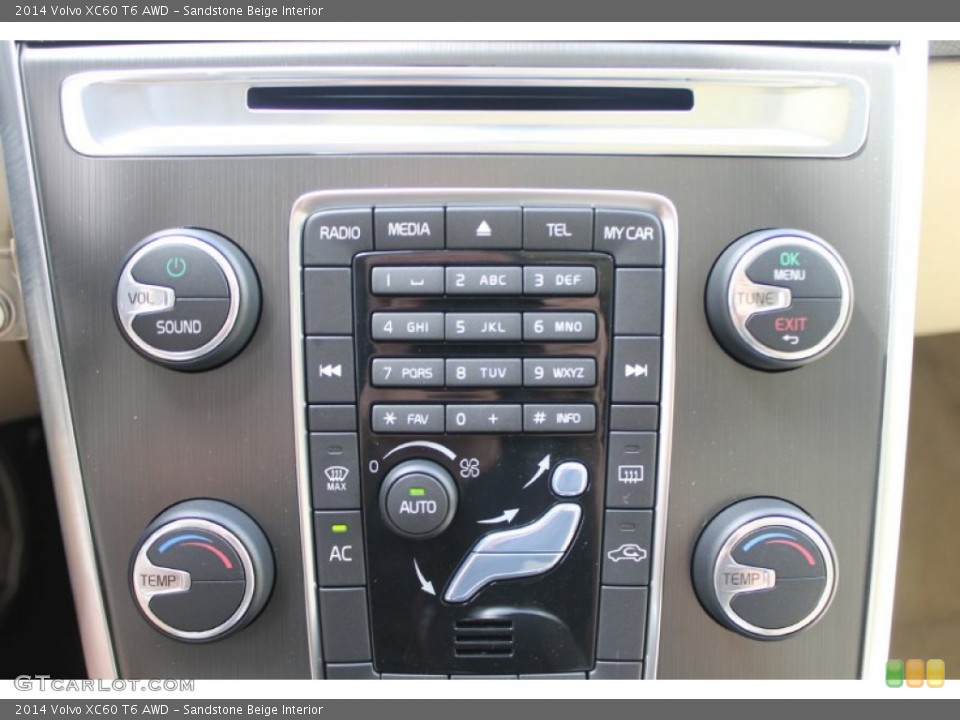 Sandstone Beige Interior Controls for the 2014 Volvo XC60 T6 AWD #83703430