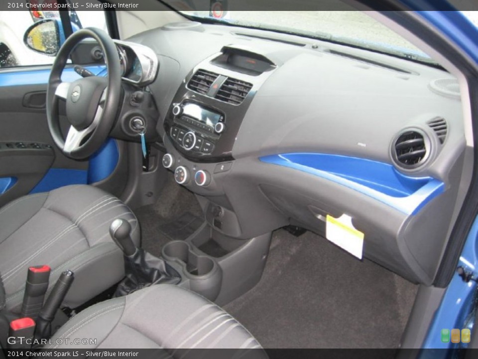 Silver/Blue Interior Dashboard for the 2014 Chevrolet Spark LS #83703649