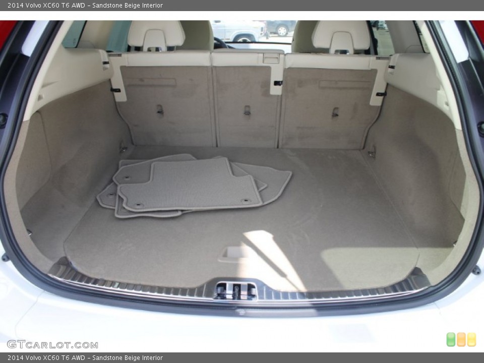 Sandstone Beige Interior Trunk for the 2014 Volvo XC60 T6 AWD #83703706