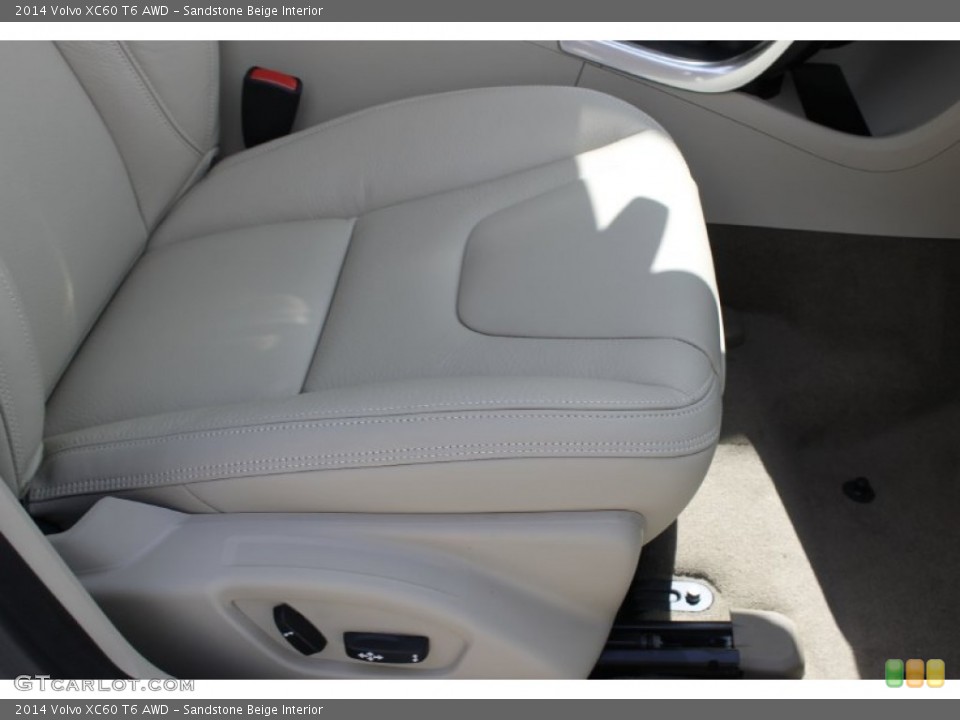 Sandstone Beige Interior Front Seat for the 2014 Volvo XC60 T6 AWD #83703806