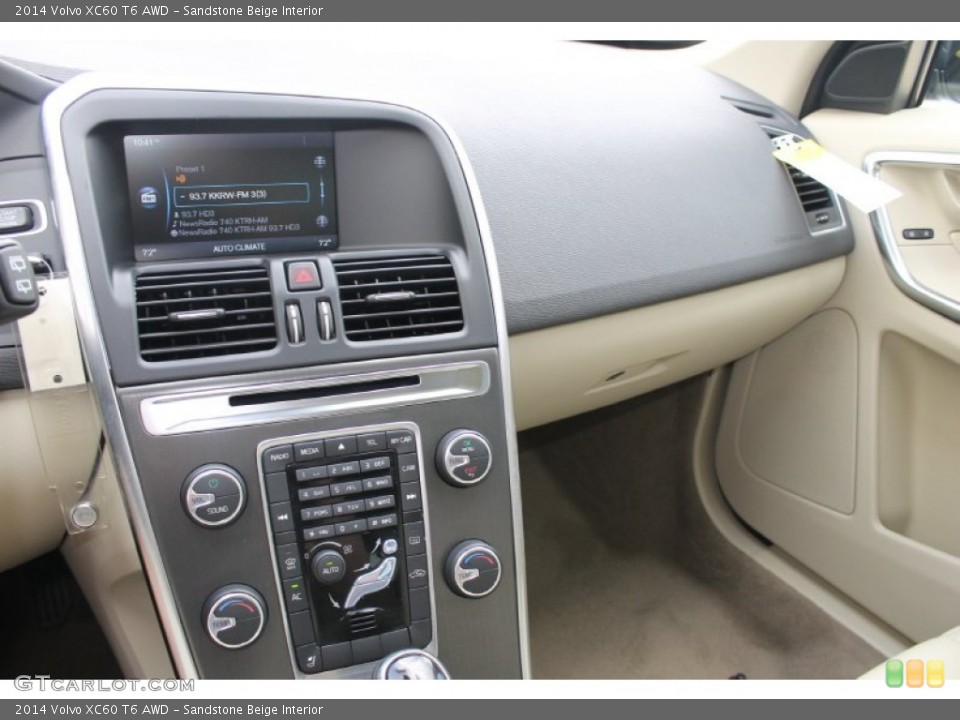 Sandstone Beige Interior Dashboard for the 2014 Volvo XC60 T6 AWD #83704174