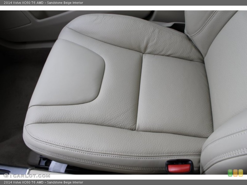 Sandstone Beige Interior Front Seat for the 2014 Volvo XC60 T6 AWD #83704195