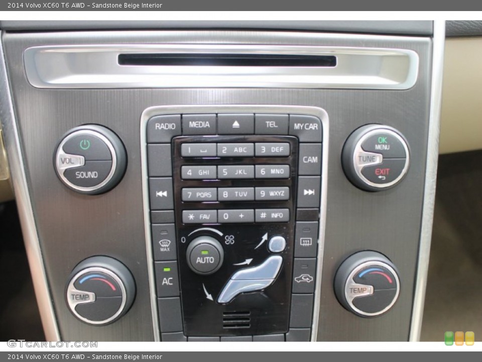 Sandstone Beige Interior Controls for the 2014 Volvo XC60 T6 AWD #83704279