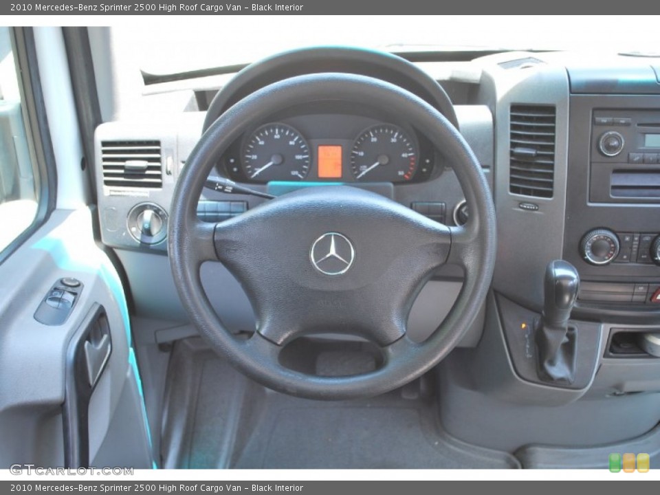 Black Interior Steering Wheel for the 2010 Mercedes-Benz Sprinter 2500 High Roof Cargo Van #83704501