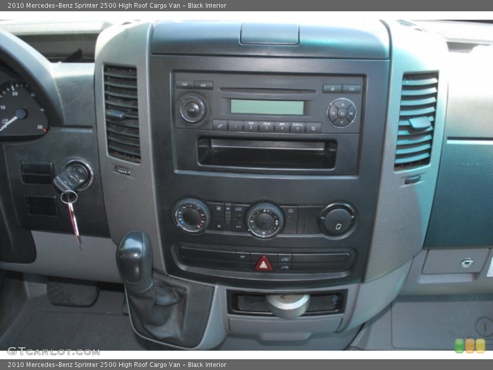 Black Interior Controls for the 2010 Mercedes-Benz Sprinter 2500 High Roof Cargo Van #83704546