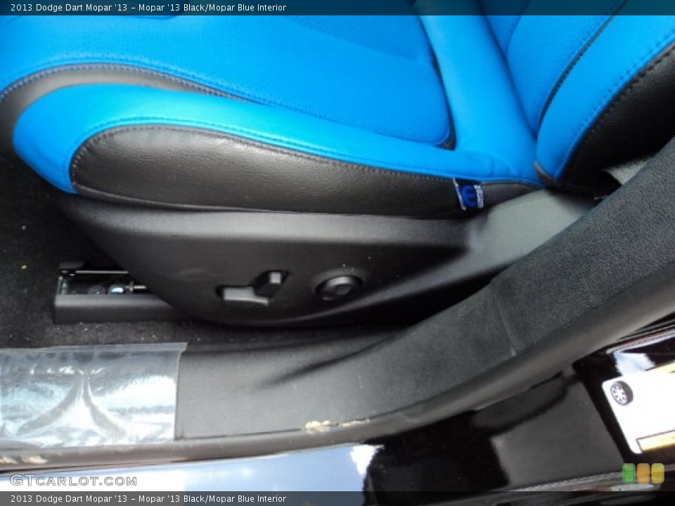 Mopar '13 Black/Mopar Blue Interior Controls for the 2013 Dodge Dart Mopar '13 #83706022