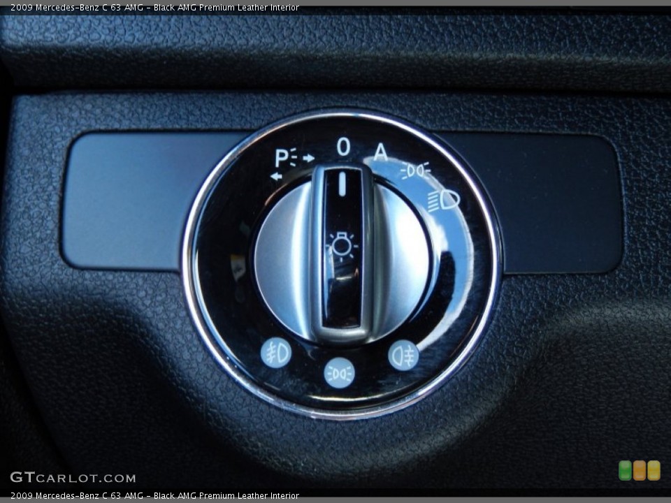 Black AMG Premium Leather Interior Controls for the 2009 Mercedes-Benz C 63 AMG #83706751