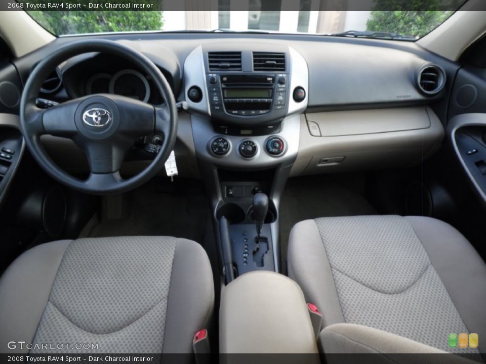 Dark Charcoal Interior Dashboard for the 2008 Toyota RAV4 Sport #83711458