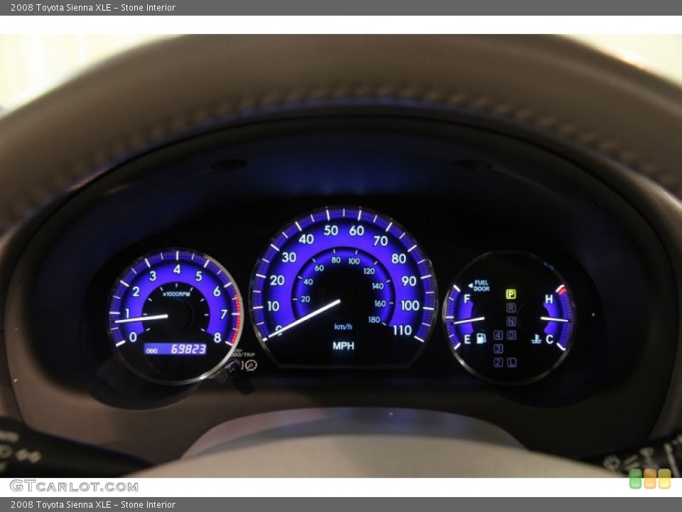Stone Interior Gauges for the 2008 Toyota Sienna XLE #83712741