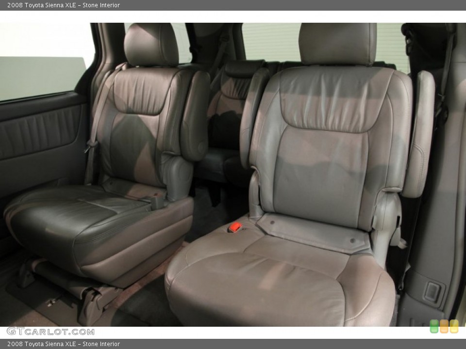 Stone Interior Rear Seat for the 2008 Toyota Sienna XLE #83713024