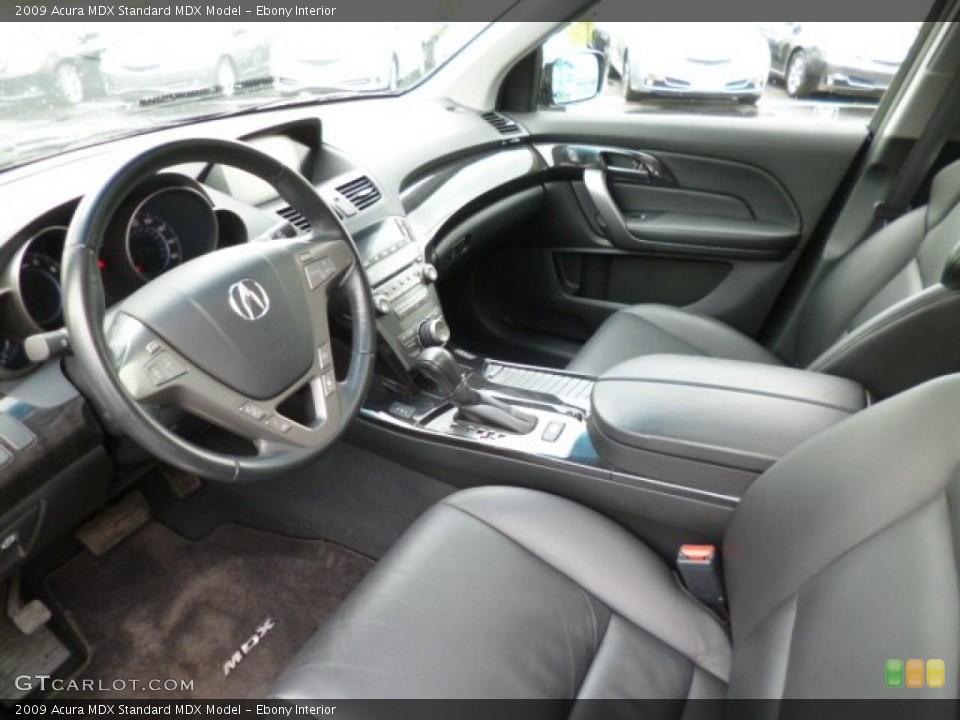 Ebony Interior Prime Interior for the 2009 Acura MDX  #83713888