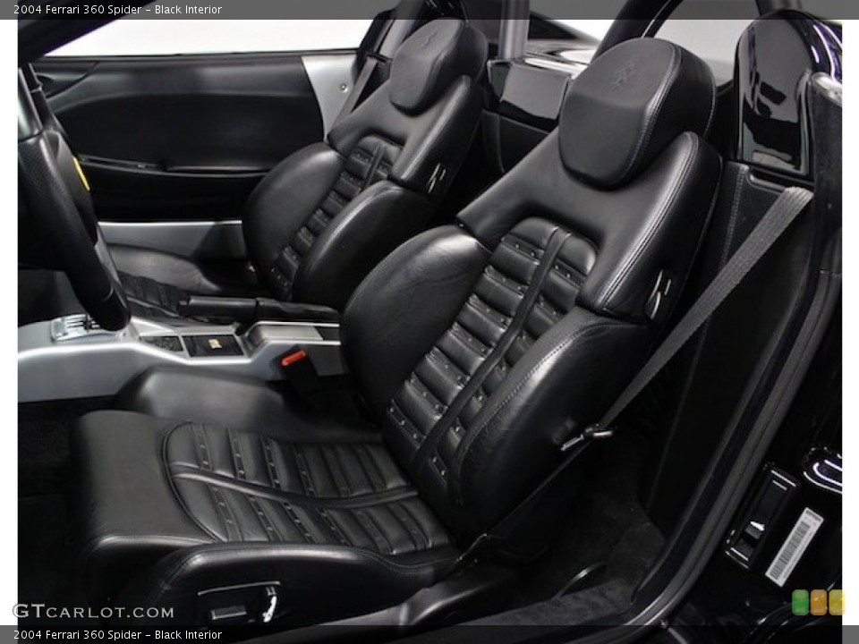 Black Interior Front Seat for the 2004 Ferrari 360 Spider #83715289