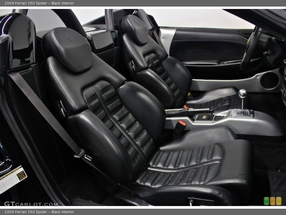 Black Interior Front Seat for the 2004 Ferrari 360 Spider #83715310