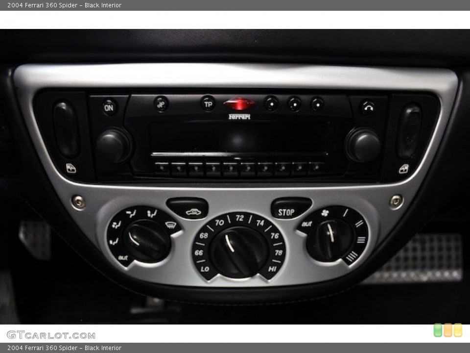 Black Interior Controls for the 2004 Ferrari 360 Spider #83715625