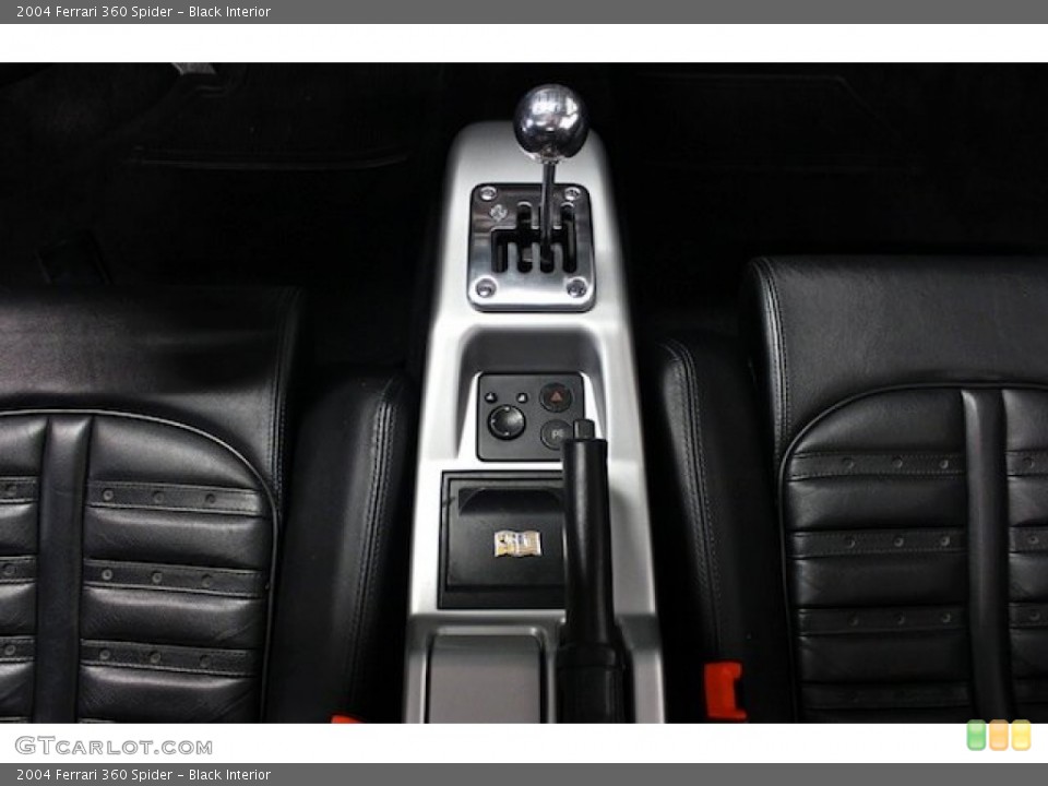 Black Interior Controls for the 2004 Ferrari 360 Spider #83715640